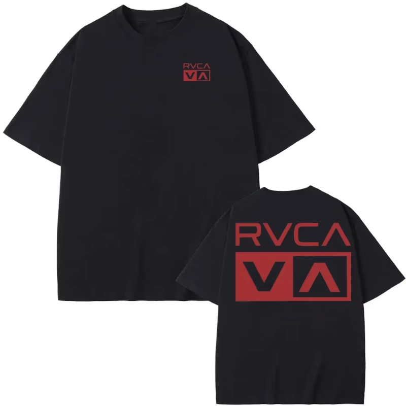 Streetwear Brand Designer - Modna koszulka T-shirt Czarna koszulka Letnia