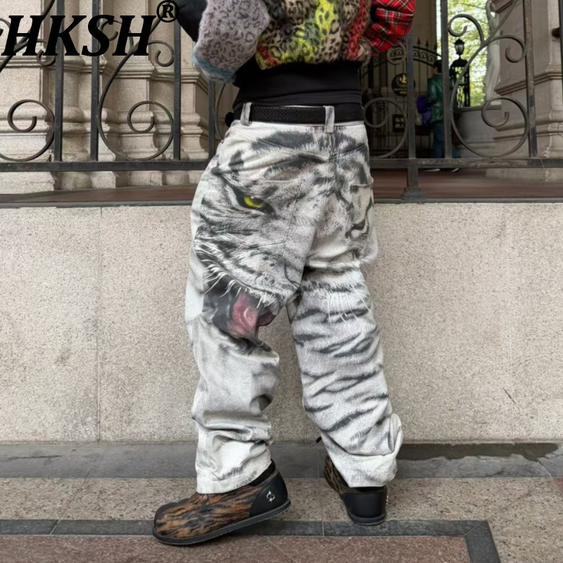 Streetwear Brand Designer - HKSH Wiosna Jesień Nowe Męskie Spodnie