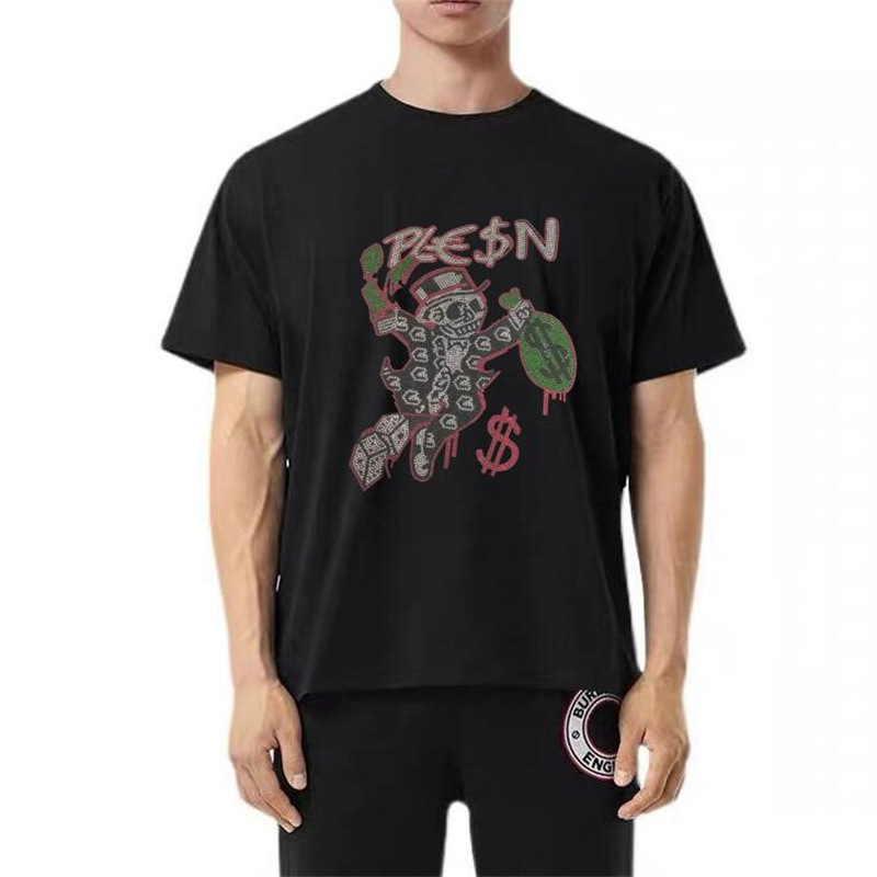 Streetwear Brand Designer - 2025 Nowa moda Czaszki Dżetów T