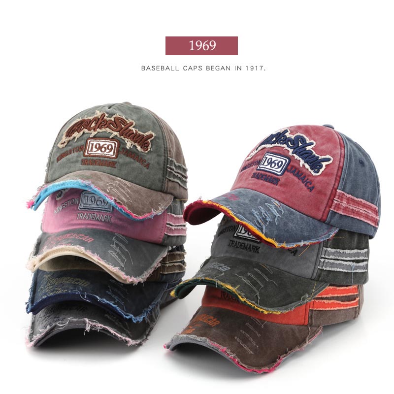 Streetwear Brand Beanie - Retro Letter Embroidery Baseball Caps Spring