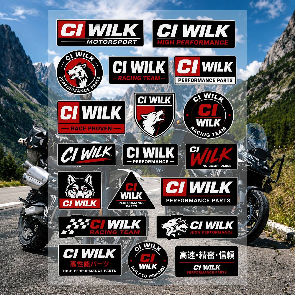 Zestaw naklejek marki A-ci Wh- – Streetwear Brand Stickers recenzja i cena
