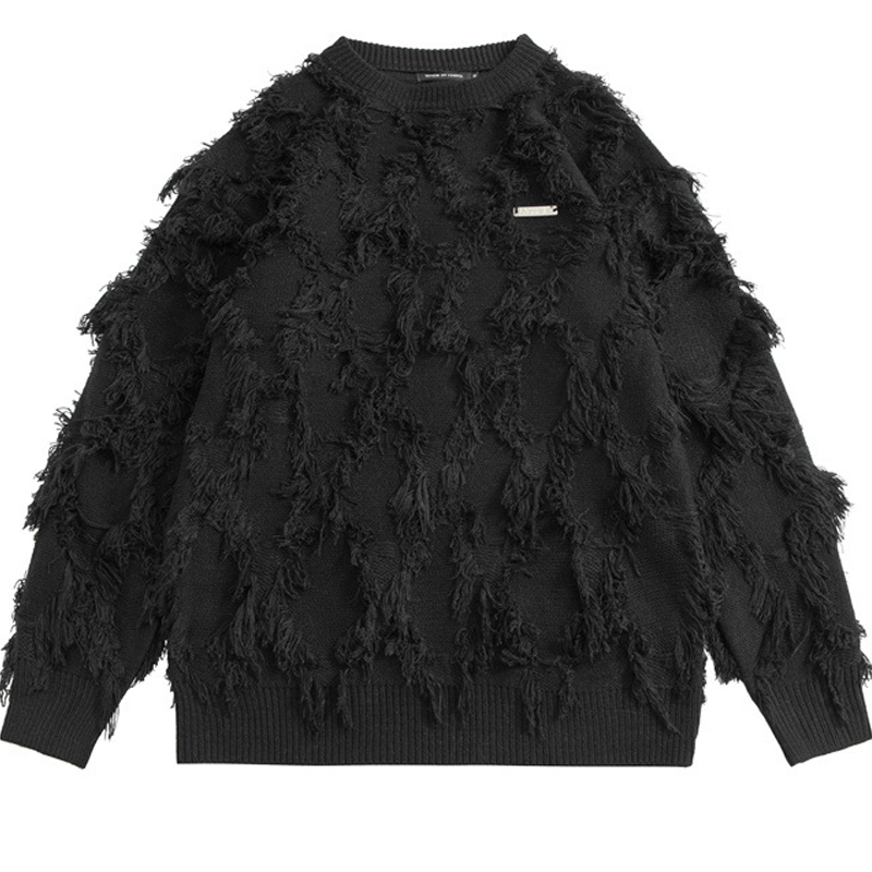 Męski sweter z dzianiny Downy  – Japanese Brand Streetwear Vintage recenzja i cena