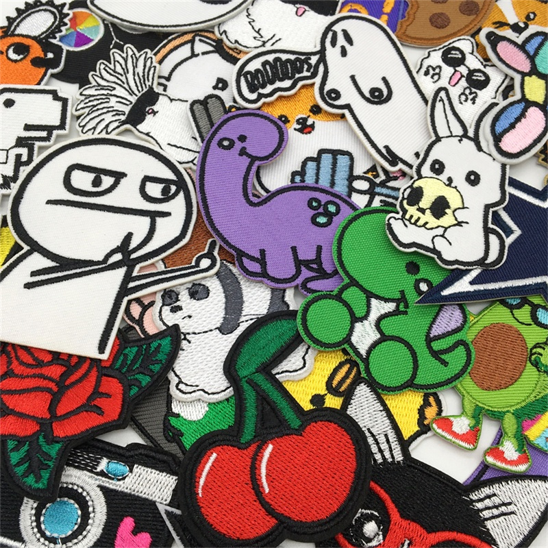 10/15 sztuk naszywki Amine duż – Streetwear Brand Stickers recenzja i cena