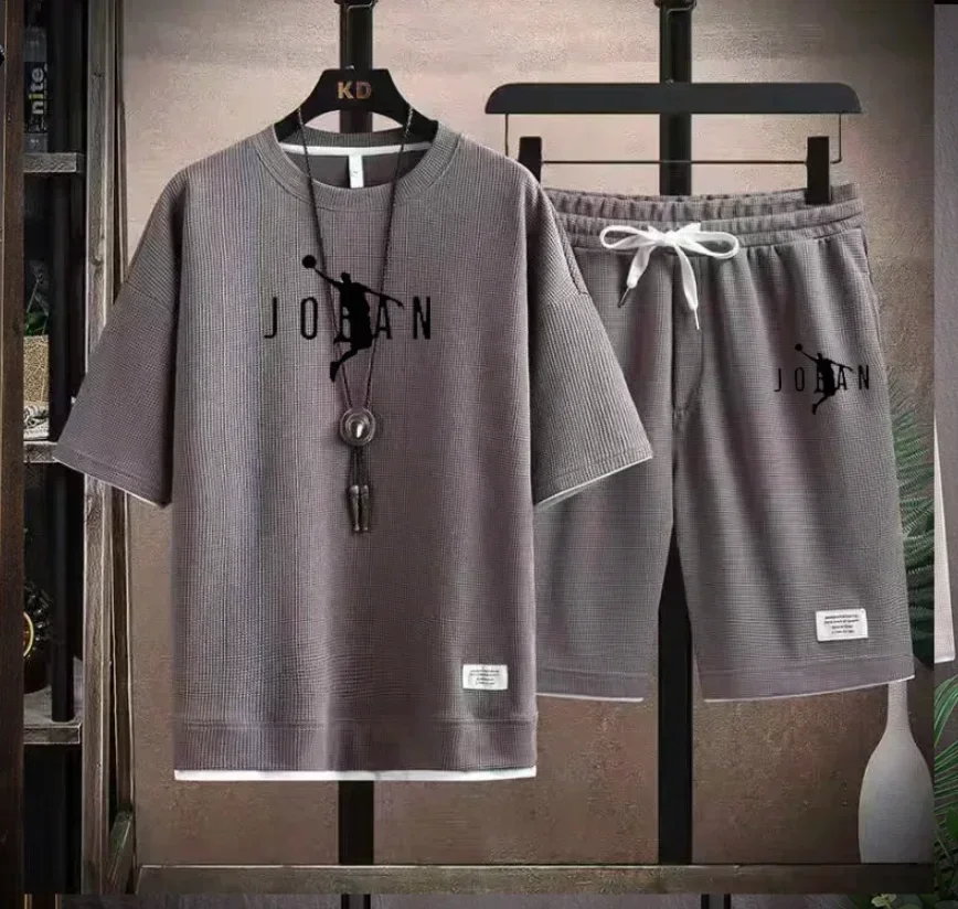 Męski letni zestaw 2-częściowy – Streetwear Brand Designer recenzja i cena