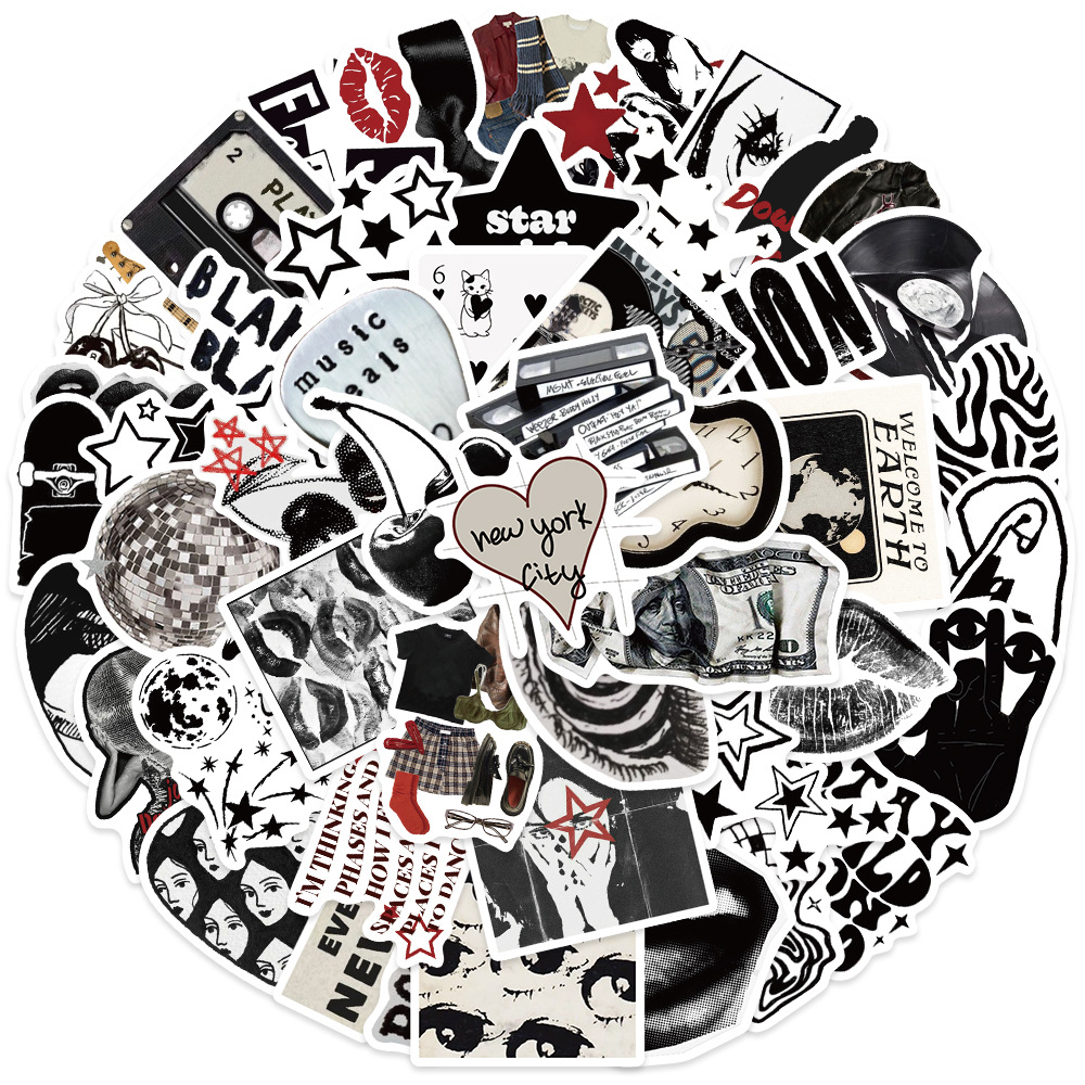 10/50 szt. Naklejki Retro Czar – Streetwear Brand Stickers recenzja i cena