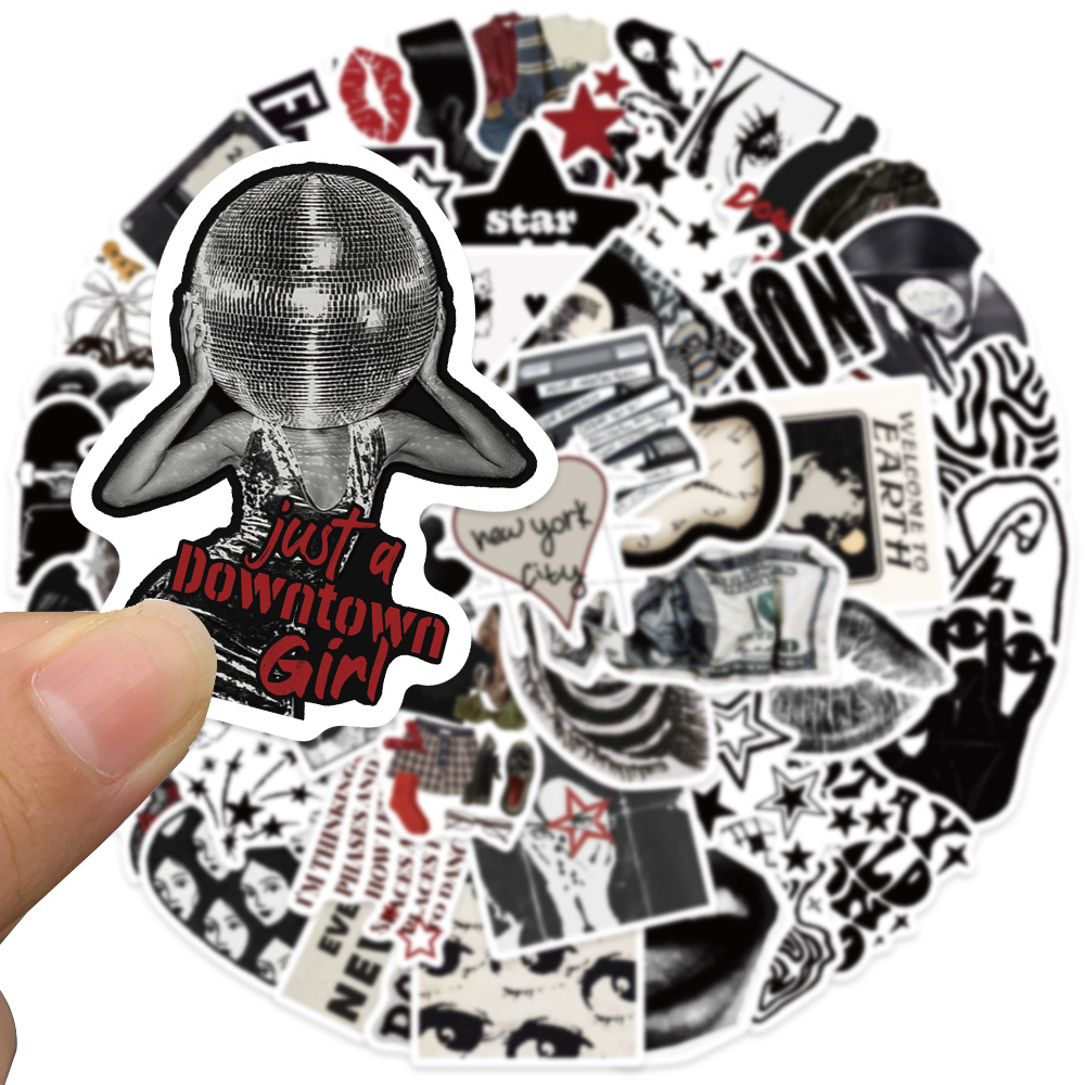 10/50 szt. Naklejki Retro Czar – Streetwear Brand Stickers recenzja i cena